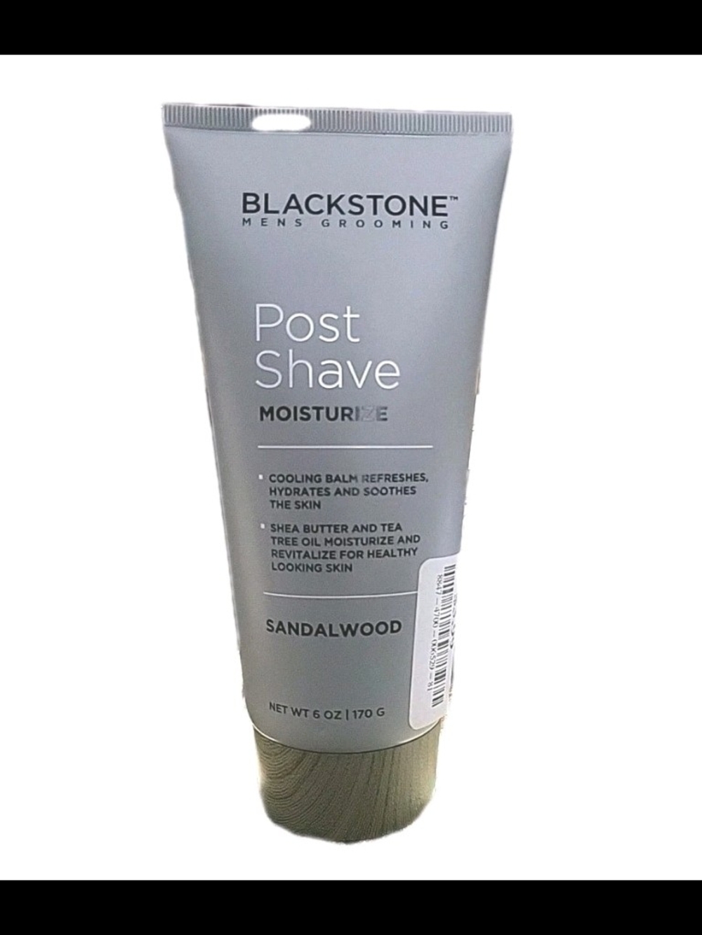 BLACKSTONE Men's Shave Gel Moisturize, Sandalwood -6 Oz